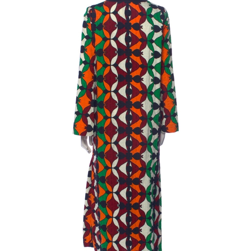 Multicolor Geometric Pattern Maxi Dress - Picture 4 of 4